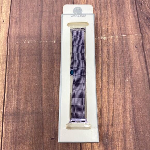 MACY’S PURPLE APPLE WATCH BAND COMPATIBLE WITH 38mm PS11 - Picture 1 of 3